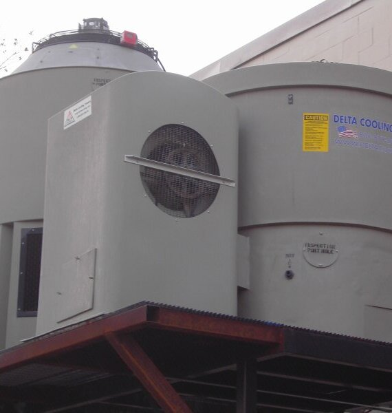 Forced draft cooling tower